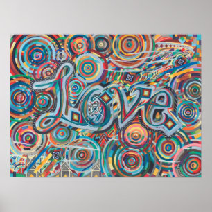 LOVE 2.0.2.3 - Impression d'art en toile