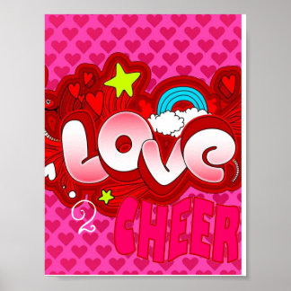 LOVE 2 CHEER POSTER