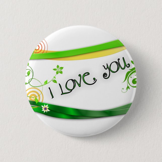 Love 2 Inch Round Button (Front)