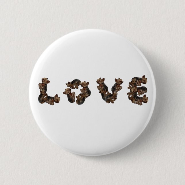 Love 2 Inch Round Button (Front)