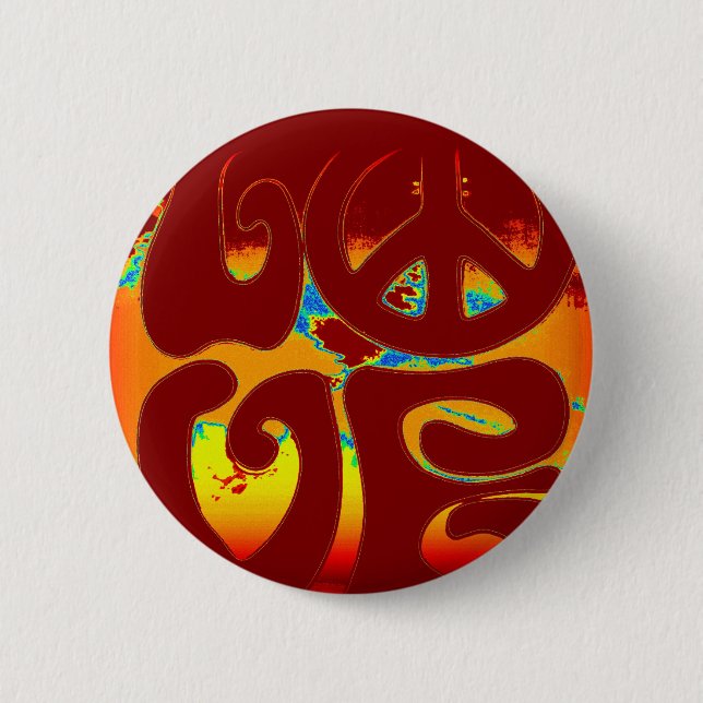 LOVE 2 INCH ROUND BUTTON (Front)