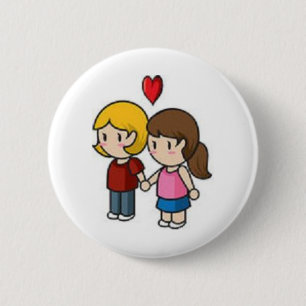 Love 2 Inch Round Button