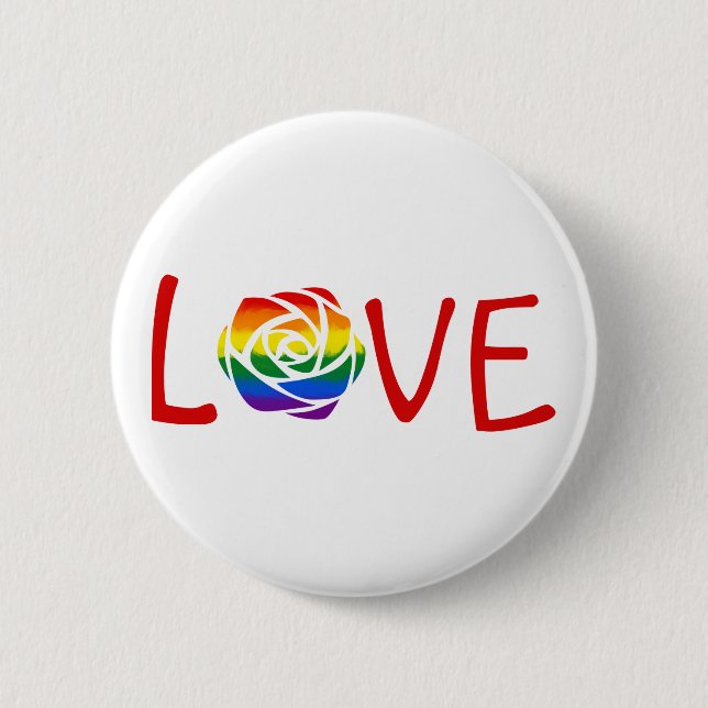 Love 2 Inch Round Button (Front)