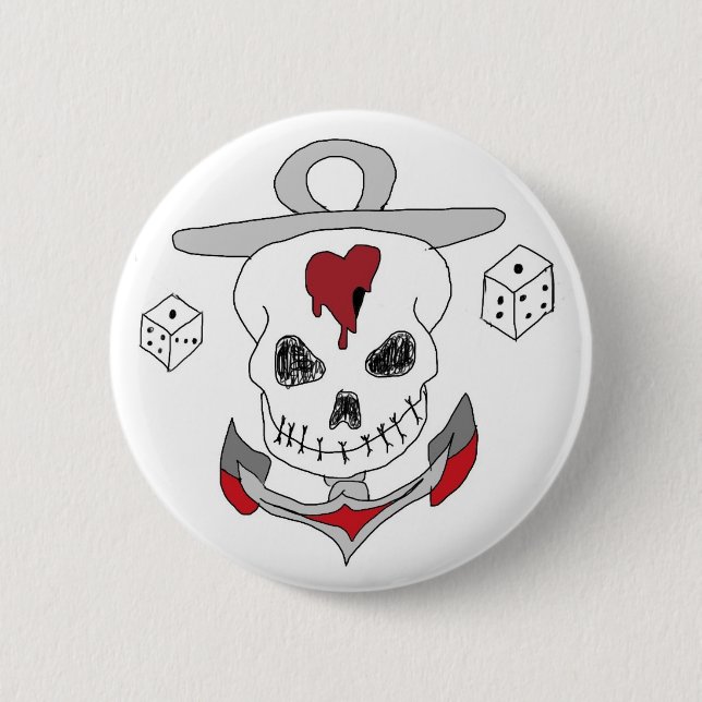 Love 2 Inch Round Button (Front)