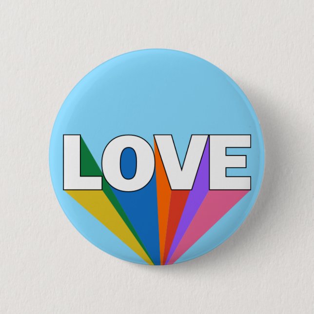 Love 2 Inch Round Button (Front)