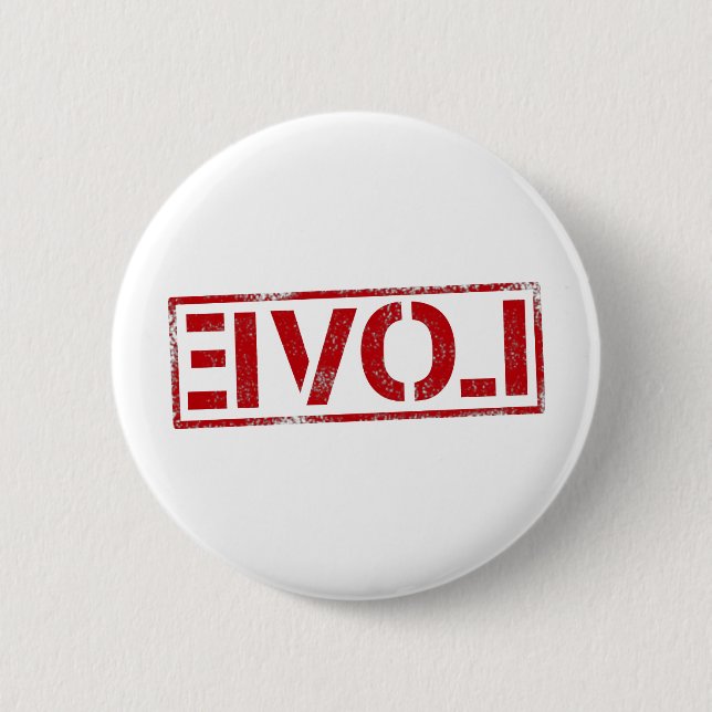 LOVE 2 INCH ROUND BUTTON (Front)
