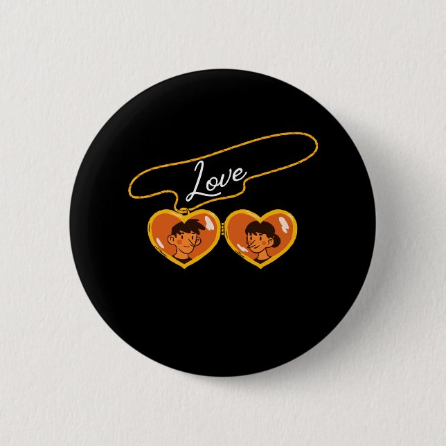 Love 2 Inch Round Button (Front)