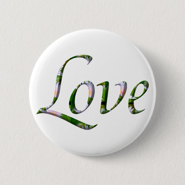 Love 2 Inch Round Button (Front)