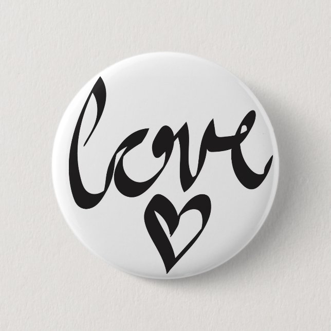 Love 2 Inch Round Button (Front)