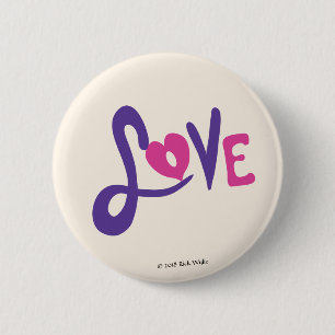 Love 2 Inch Round Button