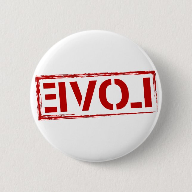 LOVE 2 INCH ROUND BUTTON (Front)