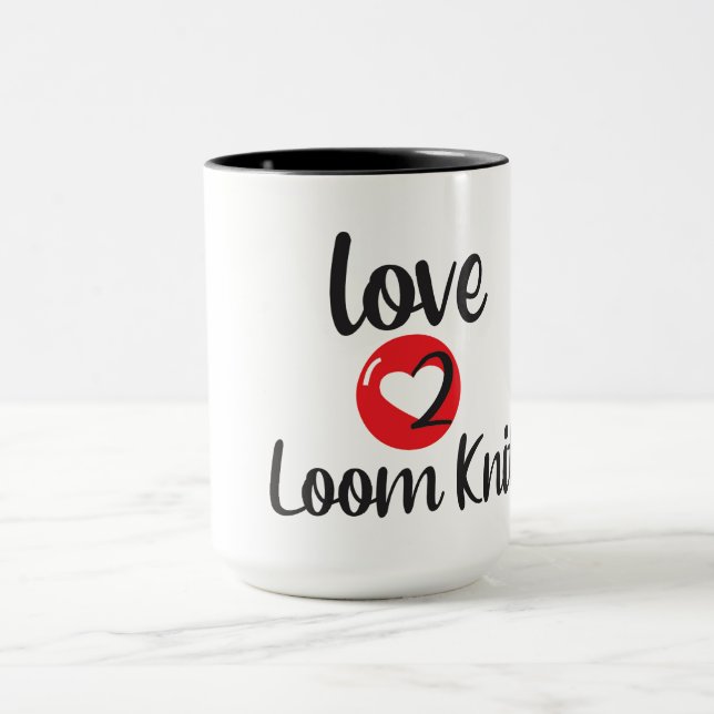 Love 2 Loom Knit Mug (Center)