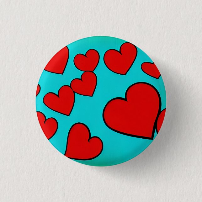 Love 3 Cm Round Badge (Devant)