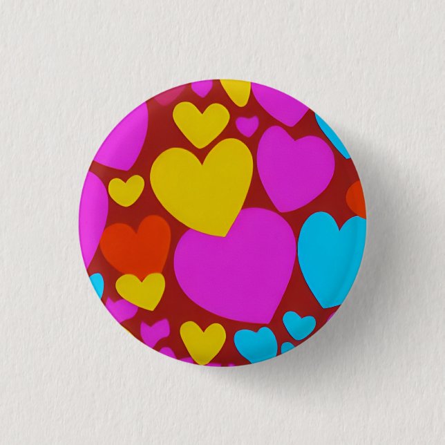 Love 3 Cm Round Badge (Devant)