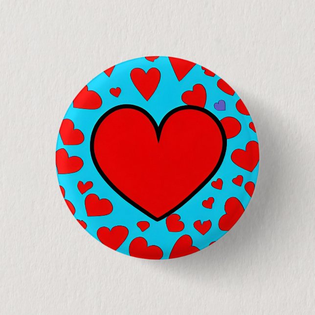 Love 3 Cm Round Badge (Devant)