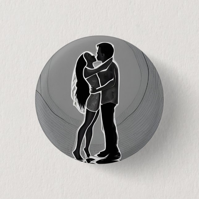 Love 3 Cm Round Badge 1 Inch Round Button (Front)