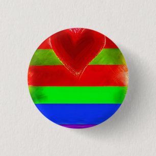 Love 3 Cm Round Badge 1 Inch Round Button