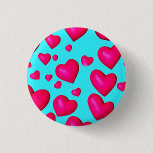 Love 3 Cm Round Badge 1 Inch Round Button