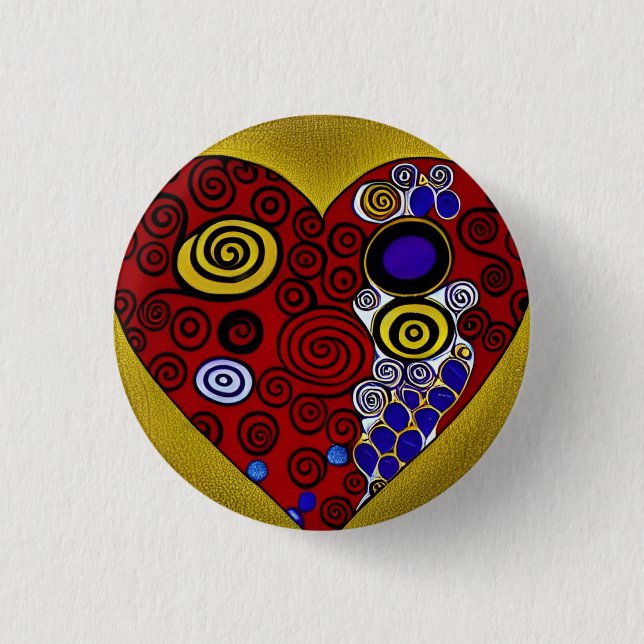 Love 3 Cm Round Badge 1 Inch Round Button (Front)