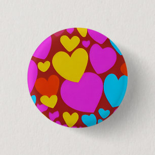 Love 3 Cm Round Badge 1 Inch Round Button