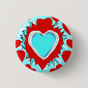 Love 3 Cm Round Badge 1 Inch Round Button