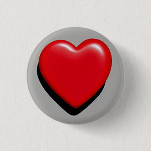 Love 3 Cm Round Badge 1 Inch Round Button