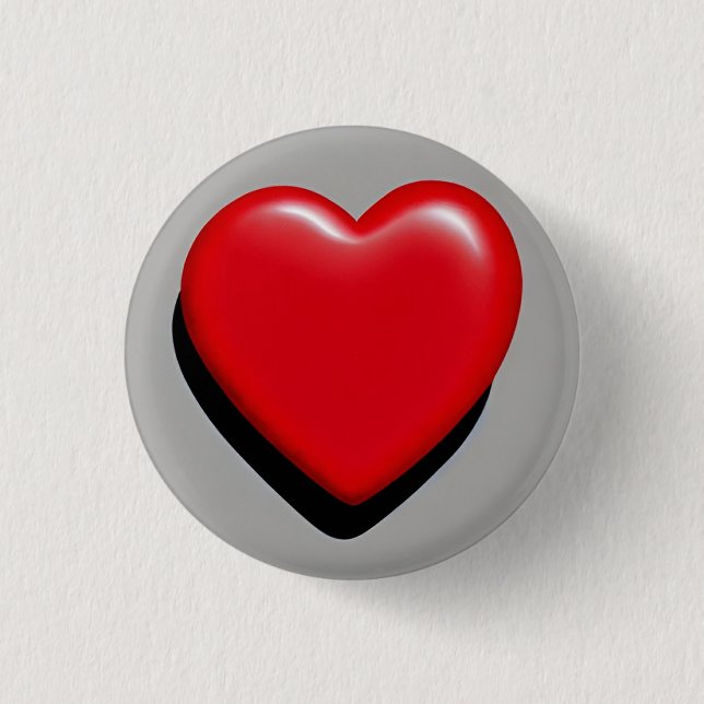 Love 3 Cm Round Badge 1 Inch Round Button (Front)