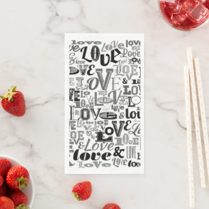 Love 3 napkin