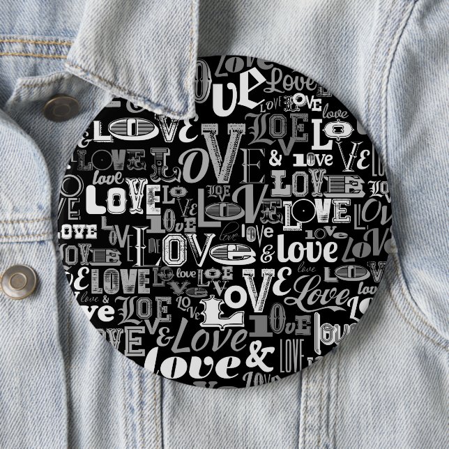 Love 4 6 inch round button (In Situ)