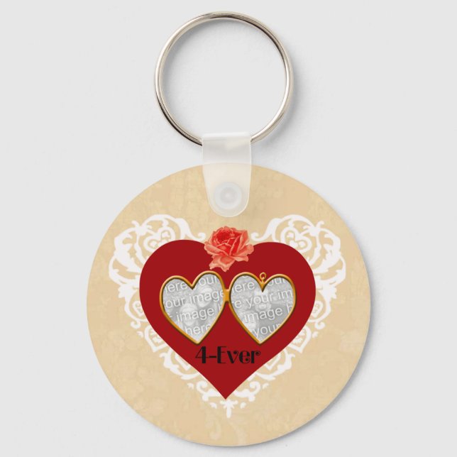 Love 4 Ever Locket Key Chain (Front)