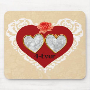 Love 4 Ever Locket Mouse Pad