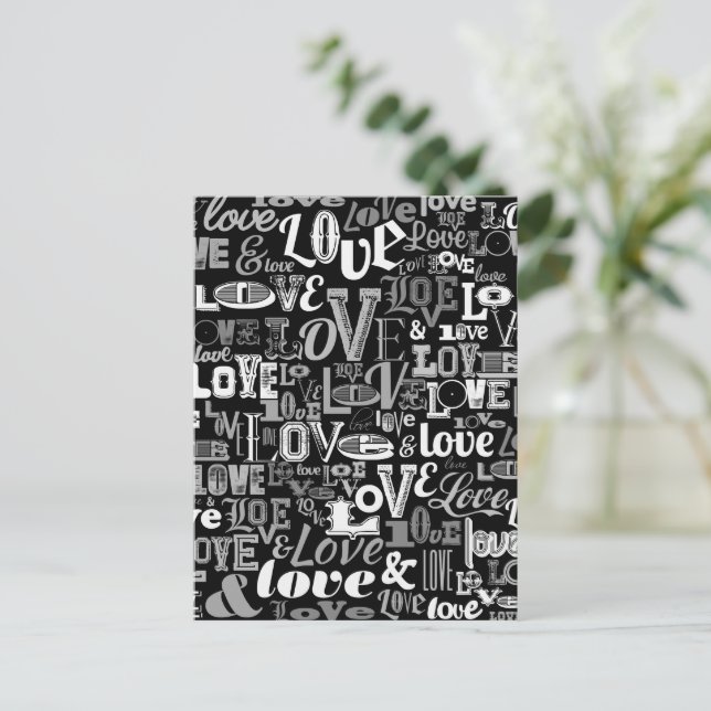 Love 4 holiday postcard (Standing Front)