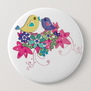 Love 4 Inch Round Button