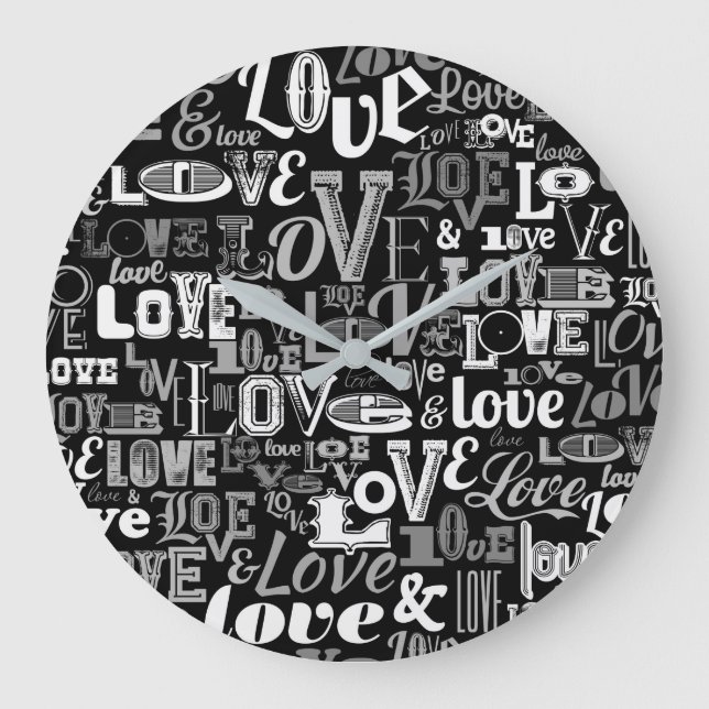 Love 4 large clock (Front)