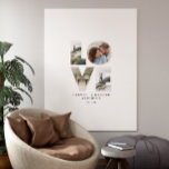 Love 4 photo modern minimal personalised gift canvas print<br><div class="desc">Love 4 photo simple modern minimal personalised anniversary,  wedding,  birthday or Christmas gift for the one you love.</div>