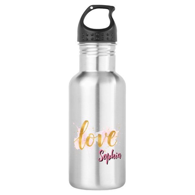 Love 532 Ml Water Bottle (Front)
