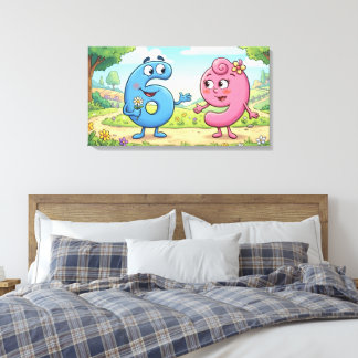 Love 69 Canvas Print - Provocative Wall Art Gift