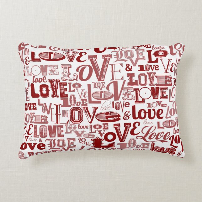 Love 6 accent pillow (Front)
