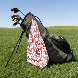 Love 6 golf towel