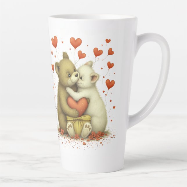 love 7777 latte mug (Right)