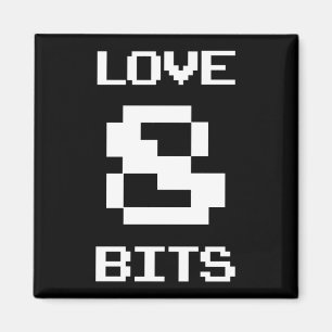 Love 8 Bits Magnet