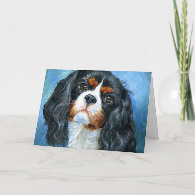 Love A Cavalier King Charles Spaniel Greeting Card (Front)