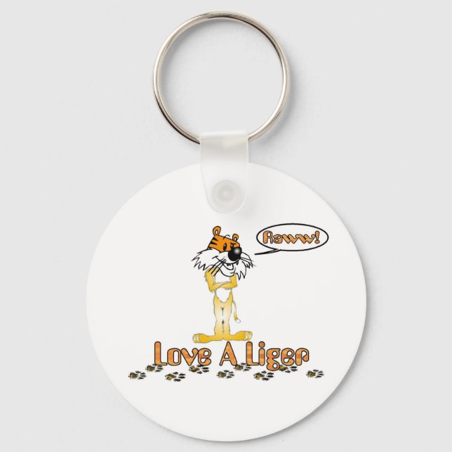 Love A Liger Keychain (Front)