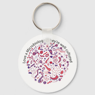 Love a Microbiologist Keychain