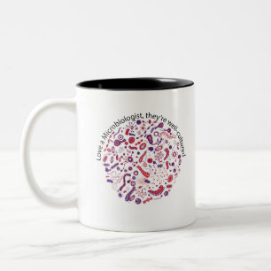 Love a Microbiologist Two-Tone Coffee Mug