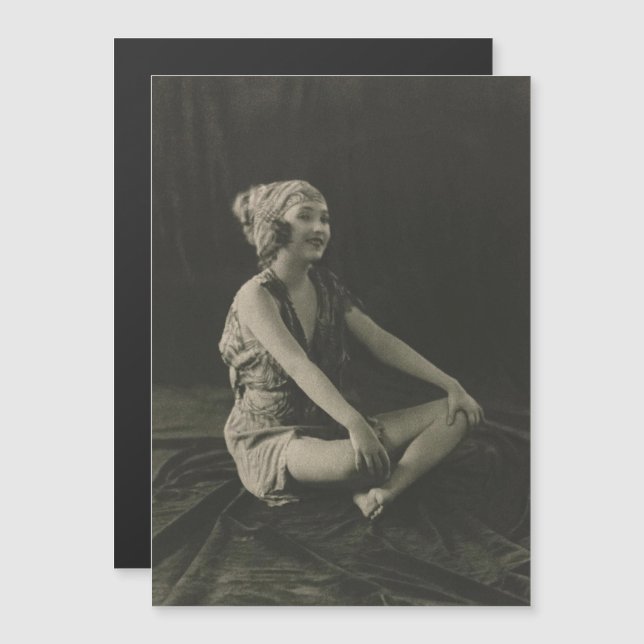 Love a Poor Maid Girl Sitting Cross Legs (Front/Back)