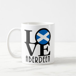 LOVE Aberdeen Scotland 11oz Coffee Mug