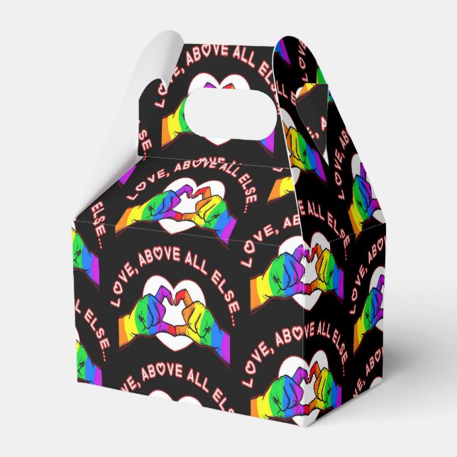 Love Above All Else Favor Box (Front Side)