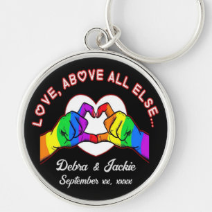 Love Above All Else Keychain