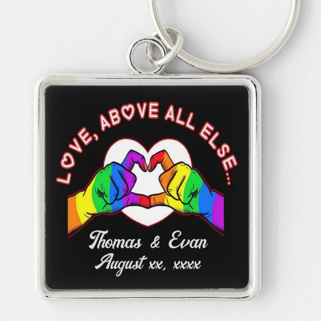 Love Above All Else  Keychain (Front)